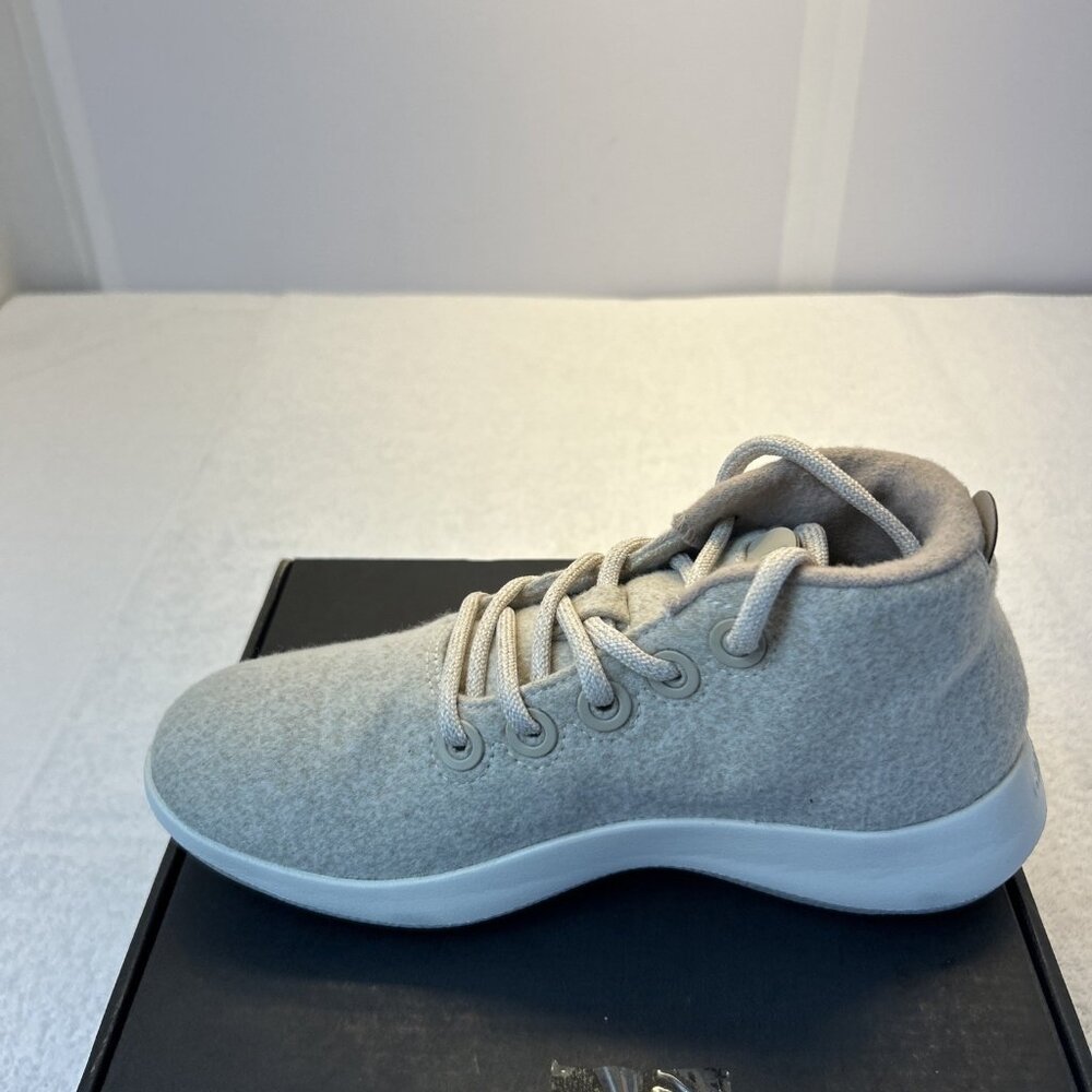 Allbirds Wool Runner-Up Mizzle Shoes Women SZ 7 Stony Cream New with Box